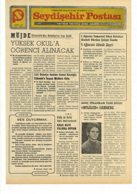 Ses Duyurmak - Seydişehir Postası I 1989